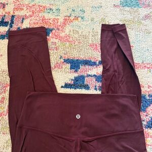 lululemon athletica Align Women's Burgundy Pants
